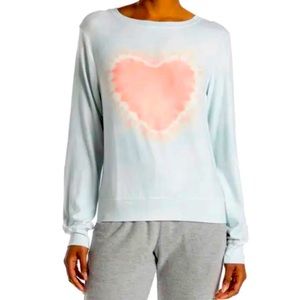 Wildfox heartfelt tie dye long sleeve Size Large